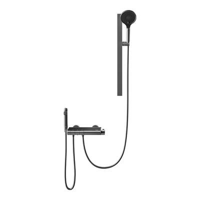 kiiid枪灰色全铜花洒套装