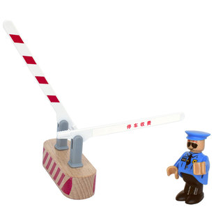 双向手动升降杆小区道闸玩具车库起落杆高速收费站保安岗配人偶