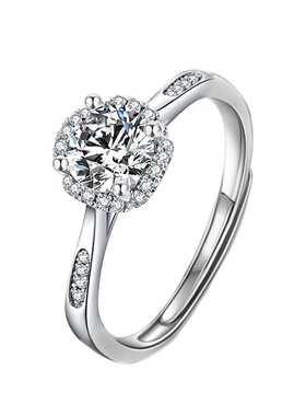 情侣锆石日韩开口可调节