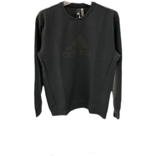 正品ADIDAS阿迪达斯简约LOGO百搭男运动休闲针织卫衣套头衫IT3962
