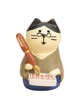 国风文创可爱猫咪书房摆件