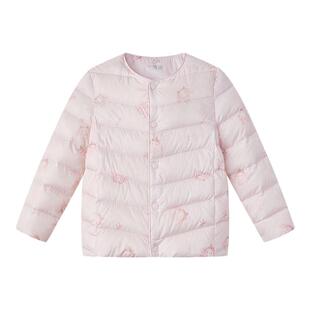 波司登儿童羽绒服2026春季新款男女童短款5A抗菌轻薄保暖圆领外套