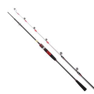 近海小船竿 钛合金稍船钓竿鱿鱼竿1.68-1.98米海筏竿碳素海钓鱼竿