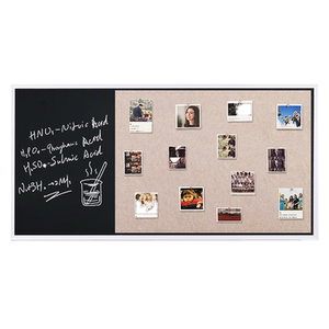 磁性黑板毛毡板组合照片墙贴软木磁吸白板留言冰箱贴展示板墙装饰