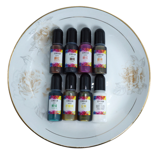 滴胶色精晕染渐变宝石沉降透明颜料环氧树脂AB胶杯垫diy材料色素