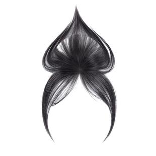 刘海假发片胎毛八字刘海轻薄自然隐形遮发际线修饰前额无痕刘海片