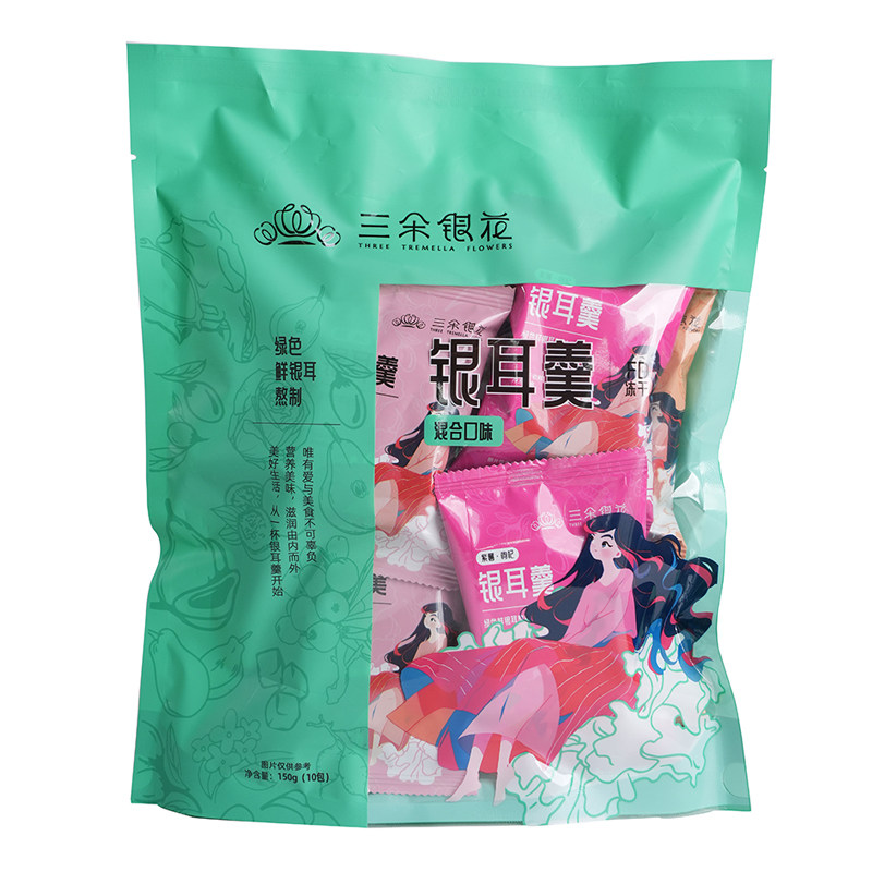 福建古田三朵银花冻干银耳羹免煮冲泡即食速食红枣枸杞早餐送礼