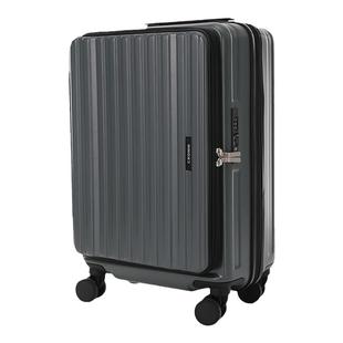 CROWN/皇冠多功能行李箱可扩容侧开式大容量挂钩行李箱旅行箱5178