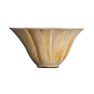 圭隐堂侘寂风粗陶茶杯日式复古手工品茗杯家用个人单杯闻香杯子