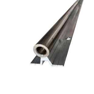 新款包邮201不锈钢实心地轨电动平移门路轨重型圆管滑轨道推拉