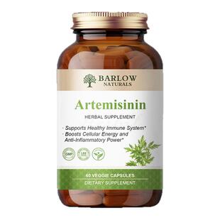 BARLOW NATURALS青蒿素胶囊天然提取物精华琥酯片剂精华美国进口