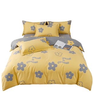 加厚纯棉磨毛四件套全棉2025新款床单被套床笠床上用品宿舍三件套