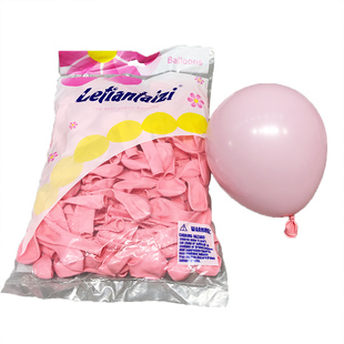 5寸小气球圆形 拳头大加厚哑光白色透明浅粉空地爆球中球小号气球