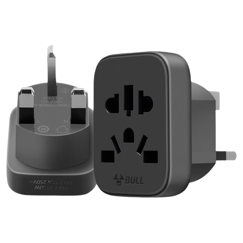 【适用switch2】公牛港版英标转换头ps5游戏机中国香港地区转换器