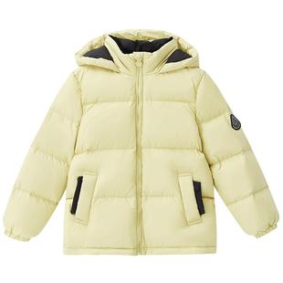 笛莎官方童装女童羽绒服短款秋冬季新款大童女孩儿童三防加厚外套