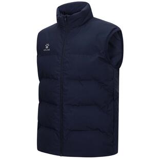KELME卡尔美运动棉马甲男25冬训练防风立领马夹外套坎肩户外棉服