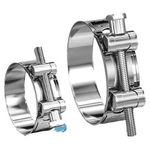 304/201不锈钢强力型喉箍欧式单头抱箍加厚管箍加宽管卡卡箍卡子