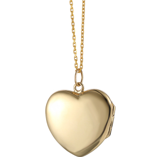 可以装放相片照片的项链盒子吊坠18K金黄金铂金翻盖刻字复古定制