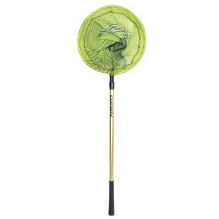 德森便携可折叠伸缩碳素抄网全套超轻超硬休闲野钓小型捞鱼网兜