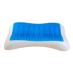 蝶形凝胶枕头枕成人颈椎枕头助睡眠护颈枕夏凉枕太空慢回弹记忆枕