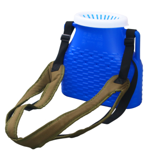 户外塑料鱼篓子双肩背塑胶装鱼篓抓黄鳝泥鳅鱼桶路流摸鱼背篓小篓