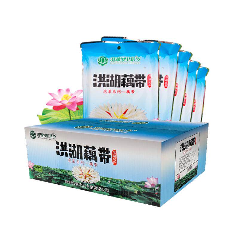 湖北特产洪湖泡藕带新鲜6包藕尖酸辣下饭菜泡椒藕带藕节泡椒藕带