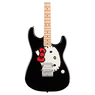 Fender纷达Squier 旗舰店独家限量版 Hello Kitty Strat 电吉他