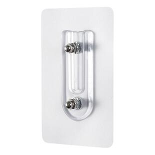 无痕螺丝贴家用免打孔强力自粘挂钩可调节相框固定器双螺丝粘胶贴