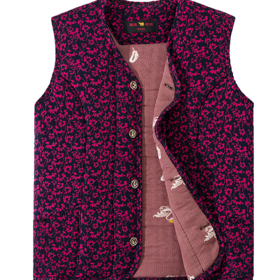 冬季加厚保暖背心居家内穿妈妈装