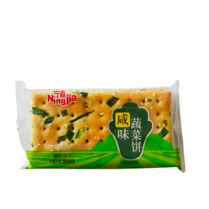 宁嘉蔬菜咸味苏打饼干散装