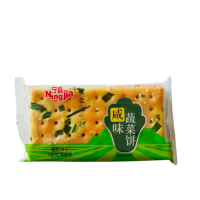 宁嘉蔬菜咸味苏打饼干散装