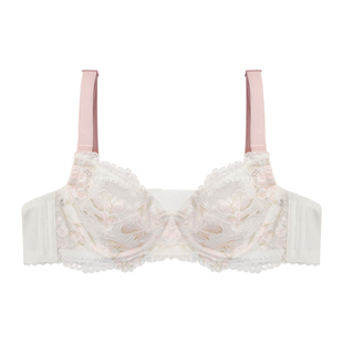 MsKKay超薄内衣调整型大胸显小防下垂收副乳透气文胸|少女的新衣