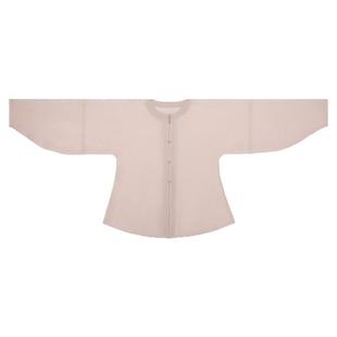 谜阿凰重羽白圆领衫春夏季明制新中式改良新款女日常显瘦原创汉服