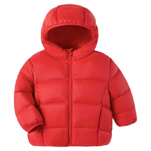 品牌童装儿童羽绒服男童小童童装三防轻薄冬装女童宝宝保暖外套潮