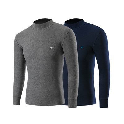 2件七匹狼纯棉中领上衣防风防寒