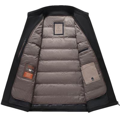 恒源祥中老年冬季男士羽绒服翻领