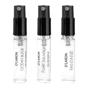 D`LARON/迪拉瑞莱茵河系列香水便携试用装 淡香中性香水小样 3ML
