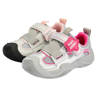 小米步童鞋秋冬新款加绒女童运动鞋儿童软底防滑跑步鞋子二棉大童