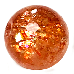 收藏级天然俄罗斯金太阳石单珠金草莓水晶散珠时尚女手链diy圆珠