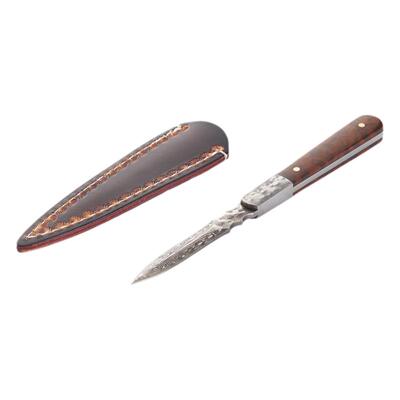 汉唐茶刀配件家用大马士革花纹