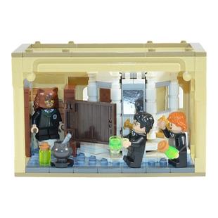 拼图拼搭76386哈利波特城堡复方汤剂之锅男孩拼装玩具中国积木