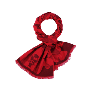 故宫 福禄多多真丝拉绒长巾 围巾礼盒 故宫文创 故宫官方 保暖