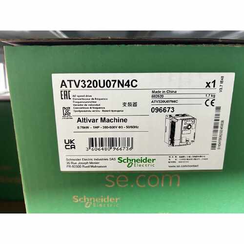 变频器ATV320U07N4C，全新，0.75—议价