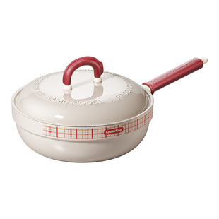 炊大皇箱包锅不粘锅炒锅家用钛陶瓷无氟涂层燃气电磁炉专用炒菜锅