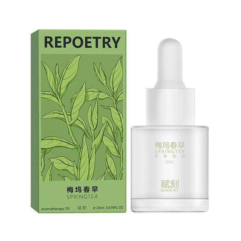 【春茶季】赋刻梅坞春早绿茶香薰精油无火家用持久扩香晶石补充液