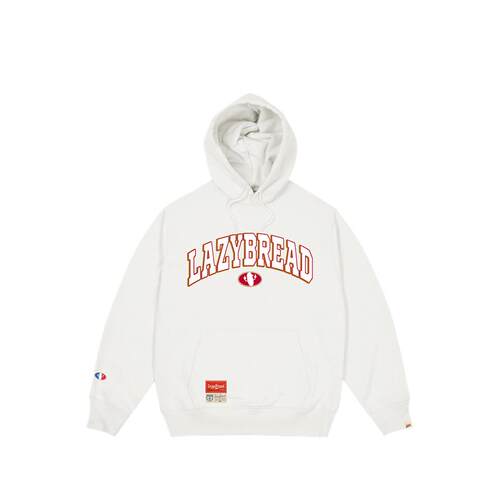 LazyBread®  2025S/S  TEAM BREAD系列 半环形logo帽衫 连帽卫衣