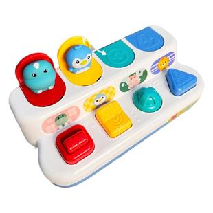 躲猫猫小动物因果弹出式开关机关盒婴儿手指锻炼智力早教玩具礼品