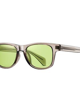 复古方框偏光男士驾驶防UV墨镜