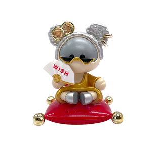 星际熊幸运签迷你居家桌面手办车载摆件pvc公仔潮玩盲盒