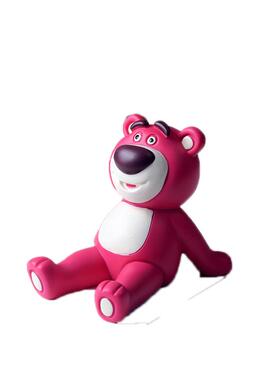 粉色小熊手机支架可爱桌面摆件